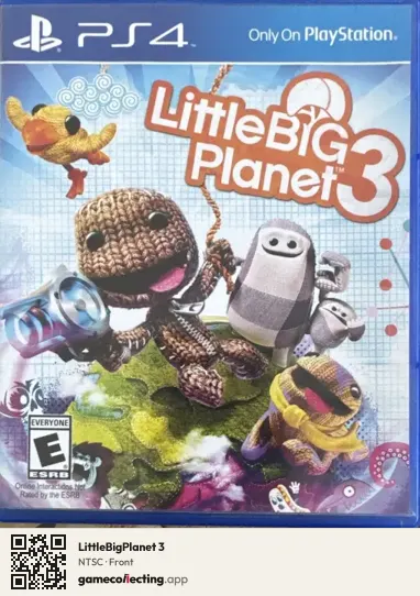 LittleBigPlanet 3 PlayStation 4, NTSC box front