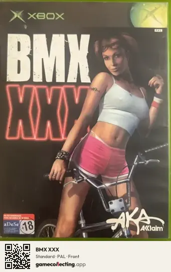 BMX XXX Xbox, PAL box front