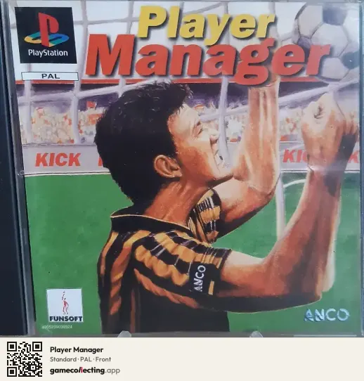 Player Manager PlayStation, PAL box front