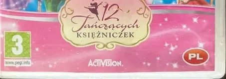Barbie in the 12 Dancing Princesses, the PEGI square on its front