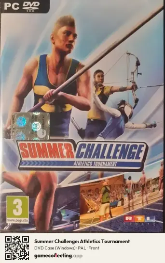 Summer Challenge: Athletics Tournament Computer, PAL box front