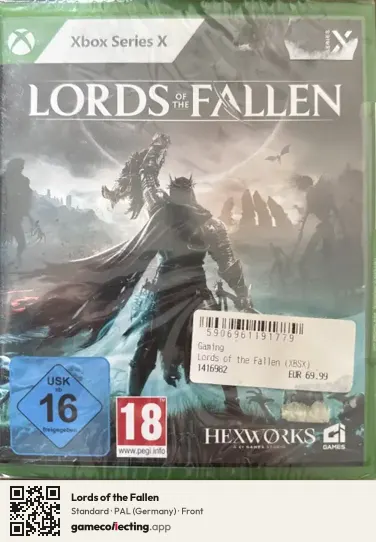 Lords of the Fallen Xbox Series X, Germany box front