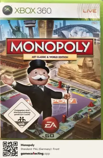Monopoly Xbox 360, Germany box front