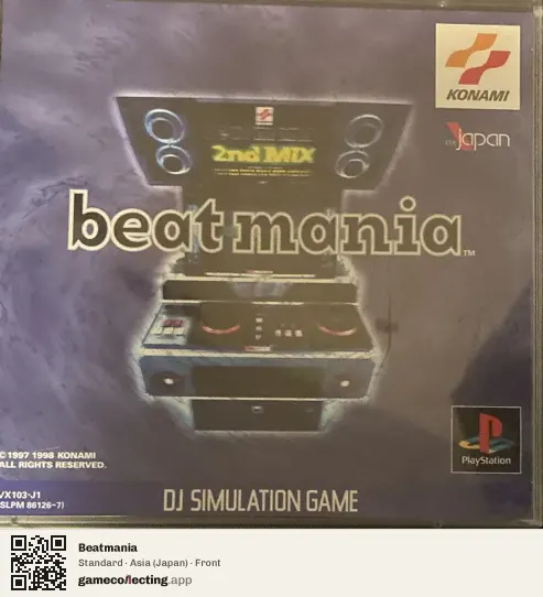 Beatmania PlayStation, Japan box front