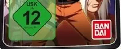 Naruto Shippuden: Ultimate Ninja Heroes 3, the USK square on its front