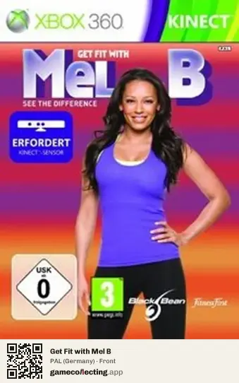 Get Fit with Mel B Xbox 360, Germany box front