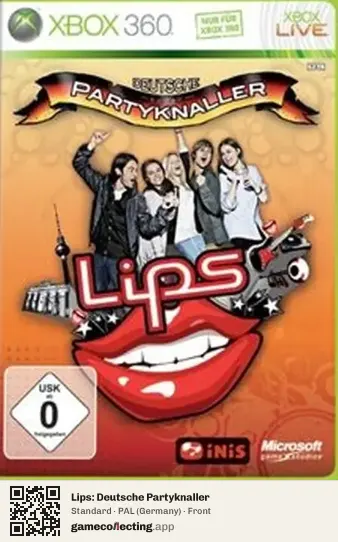 Lips: Deutsche Partyknaller Xbox 360, Germany box front