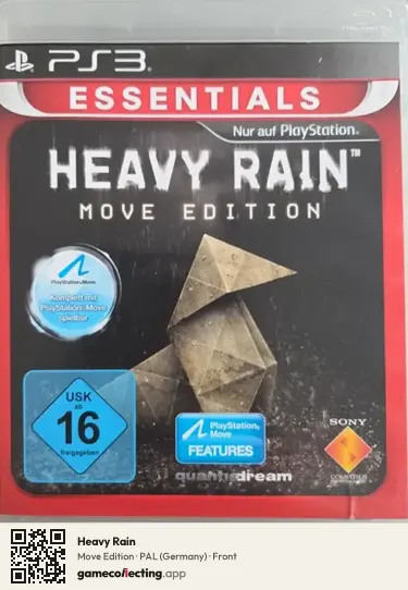 Heavy Rain PlayStation 3, Germany box front