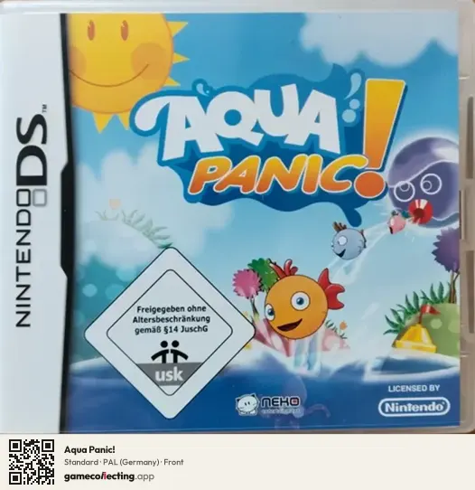 Aqua Panic! Nintendo DS, Germany box front