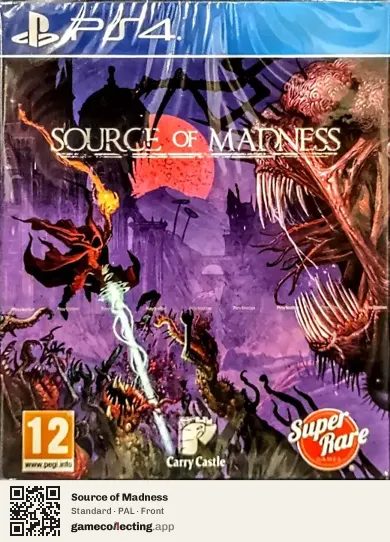 Source of Madness PlayStation 4, PAL box front