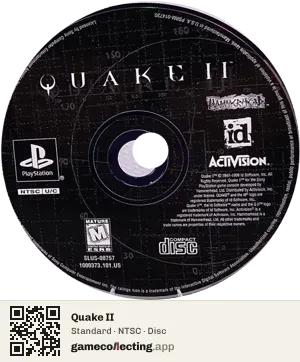 Quake II PlayStation, NTSC disc
