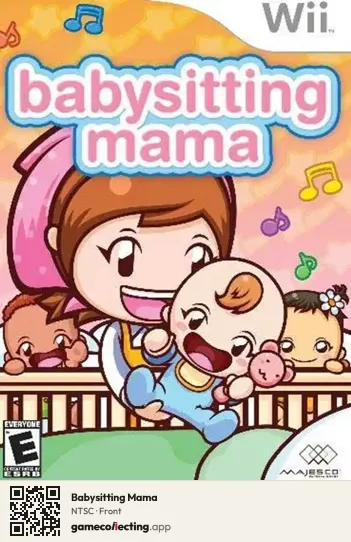 Babysitting Mama Nintendo Wii, NTSC box front