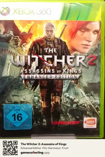 The Witcher 2: Assassins of Kings Xbox 360, Germany box front