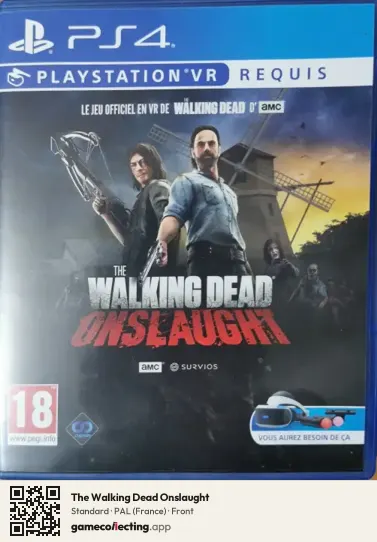 The Walking Dead Onslaught PlayStation 4, France box front