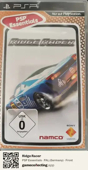 Ridge Racer PlayStation Portable, Germany box front