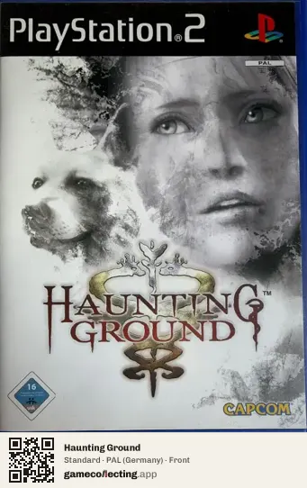 Haunting Ground PlayStation 2, Germany box front