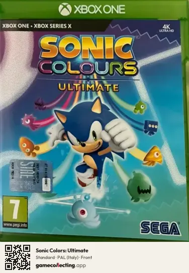 Sonic Colors: Ultimate Xbox One, Italy box front