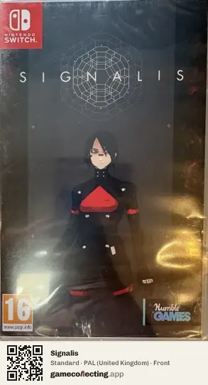 Signalis Nintendo Switch, United Kingdom box front