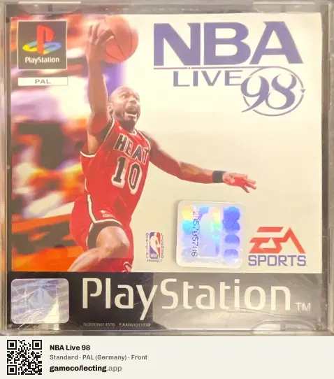 NBA Live 98 PlayStation, Germany box front