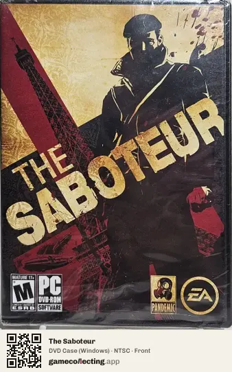 The Saboteur Computer, NTSC box front