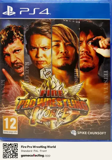 Fire Pro Wrestling World PlayStation 4, PAL box front