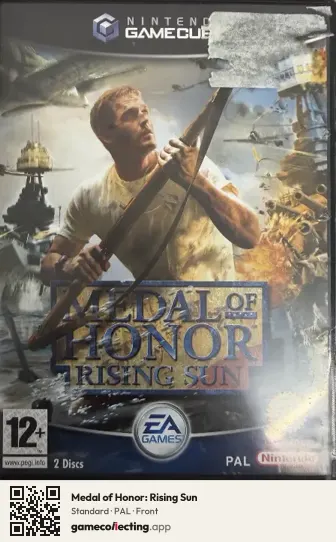 Medal of Honor: Rising Sun Nintendo GameCube, PAL box front