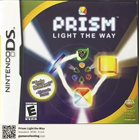 Prism: Light the Way Nintendo DS, NTSC box front