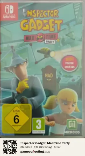Inspector Gadget: Mad Time Party Nintendo Switch, Germany box front