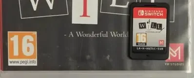 Will: A Wonderful World, the PEGI square on its front