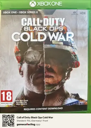 Call of Duty: Black Ops Cold War Xbox Series X, Germany box front