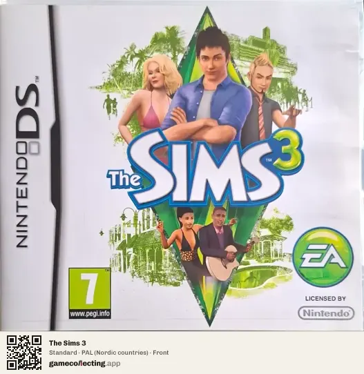 The Sims 3 Nintendo DS, Nordic countries box front