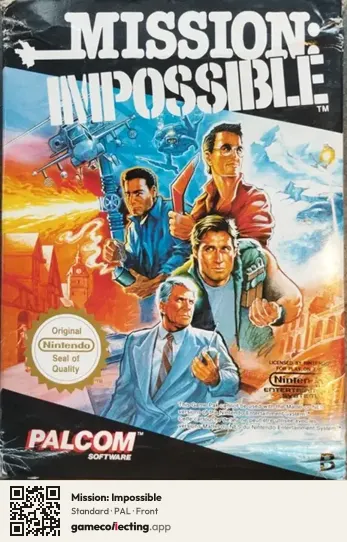 Mission: Impossible Nintendo Entertainment System, PAL box front
