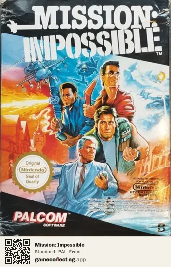 Mission: Impossible Nintendo Entertainment System, PAL box front