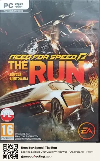 Need for Speed: The Run Computer, Poland box front