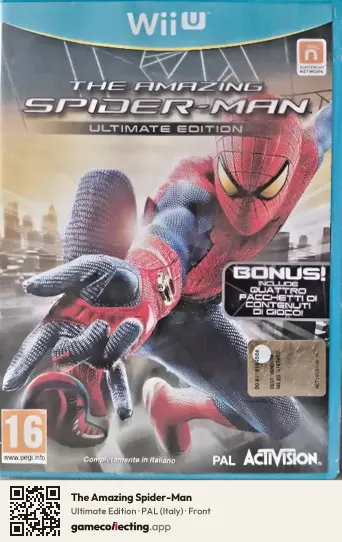 The Amazing Spider-Man Nintendo Wii U, Italy box front