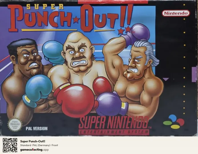 Super Punch-Out!! Super Nintendo Entertainment System, Germany box front