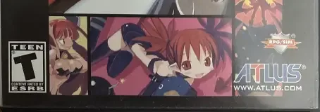 Disgaea: Hour of Darkness, the ESRB box on its front