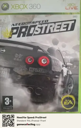 Need for Speed: ProStreet Xbox 360, France box front