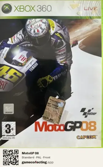 MotoGP 08 Xbox 360, PAL box front