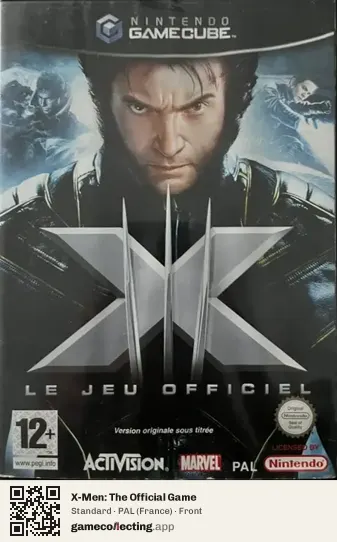 X-Men: The Official Game Nintendo GameCube, France box front