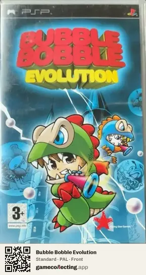 Bubble Bobble Evolution PlayStation Portable, PAL box front