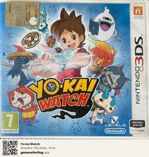Yo-kai Watch Nintendo 3DS, Italy box front