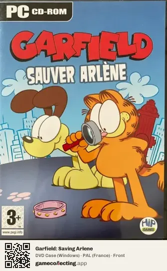 Garfield: Saving Arlene Computer, France box front