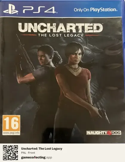 Uncharted: The Lost Legacy PlayStation 4, PAL box front