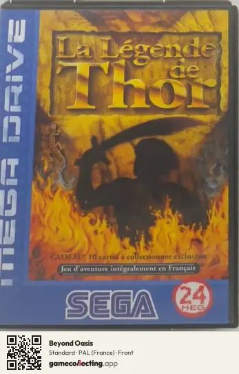 Beyond Oasis Sega Mega Drive / Genesis, France box front