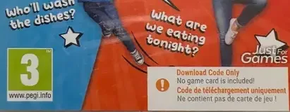 Parents vs Kids, the PEGI square on its front