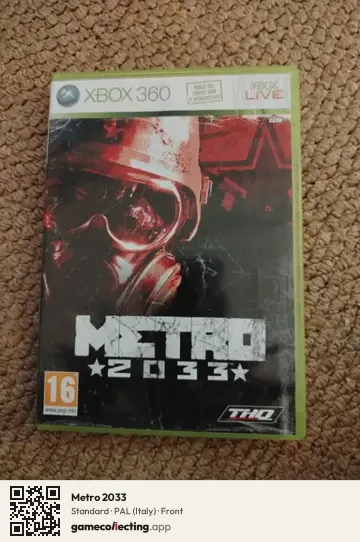 Metro 2033 Xbox 360, Italy box front