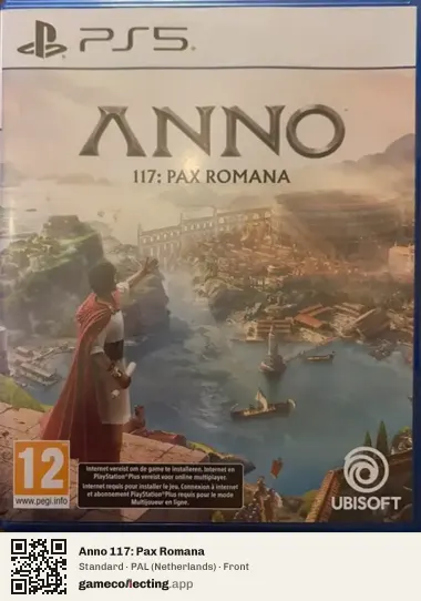 Anno 117: Pax Romana PlayStation 5, Netherlands box front