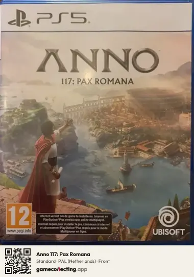 Anno 117: Pax Romana PlayStation 5, Netherlands box front