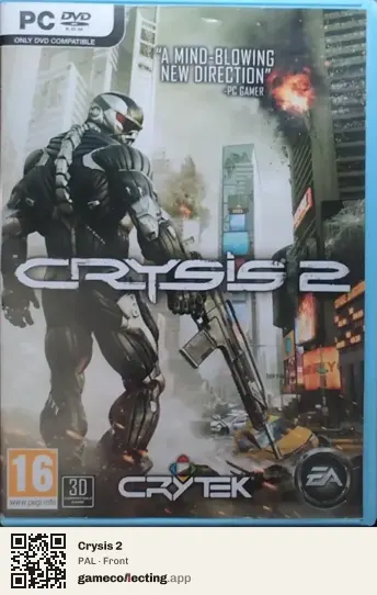 Crysis 2 Computer, PAL box front